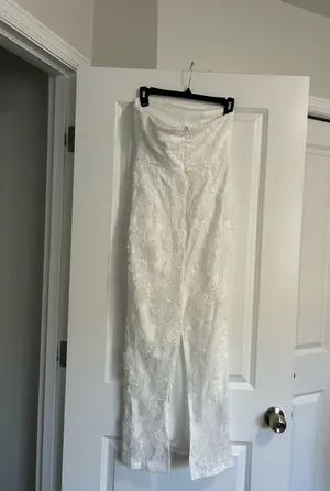 New Selfie Leslie Saints & Secrets Bia Strapless Embroidered Midi Dress Size Small thumbnail 9