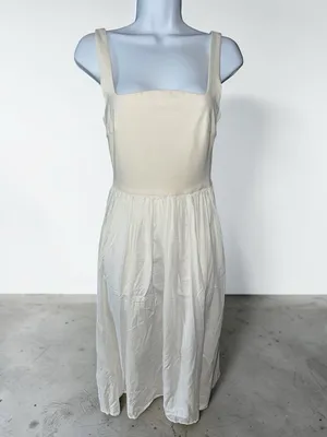 Rue Sophie - Eli Dress White Square-Neck Midi Dress Size XS thumbnail 5
