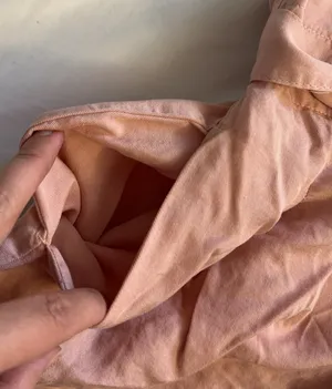 Shop Priceless Lani Pink Paper bag Shorts thumbnail 3