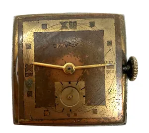 Vintage Crawford Art Deco Wrist Watch Case No Crystal Untested Parts Repair thumbnail 1