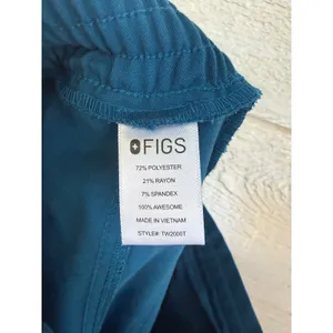 FIGS Technical Collection Alps Blue Scrub Pants TW2000T Womens Size XXS Tall thumbnail 5