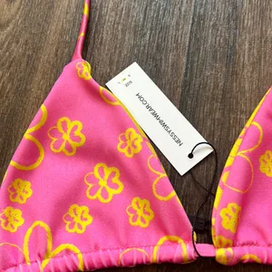 Nessy Swimwear Floral Reversibile Print Top thumbnail 2