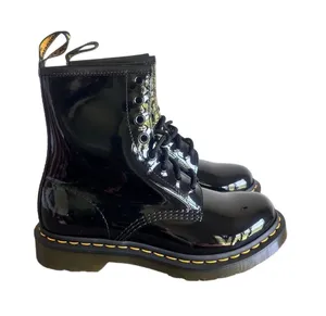 Dr. Martens NEW Women's 1460 Black Patent Lace Up Boot Size 7 #B1684 thumbnail 1