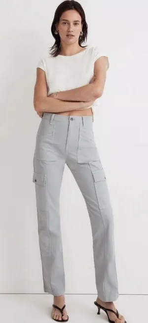 Madewell Grey 90’s Straight Cargo Pant 25 thumbnail 1