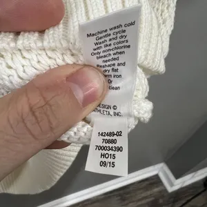 Athleta Women Breckenridge Sweater XL Ivory Top Cowl Turtleneck Long Sleeve Knit thumbnail 4