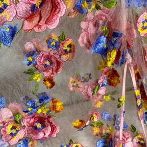 For Love & Lemons Embroidered Maxi Detailed Floral Appliqué NWT Size XS NWT thumbnail 11