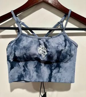 Darc Sport SHE Everson Huxley Seamless Bra Blue Ghost Clouds S NWT 440/1000 thumbnail 1