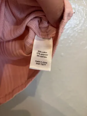 Mudd Pink Ribbed Button Front Preppy Casual Tank Top Sz M thumbnail 4