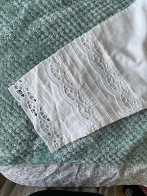 Pakistani/indian ready to wear Handmade White Shalwar Kameez outfit For Sale thumbnail 13