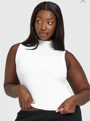 Oner Active Mellow Ribbed Mock Neck Tank thumbnail 1