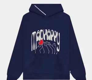 Madhappy Touch of Love Pullover Hoodie Navy, Medium thumbnail 1