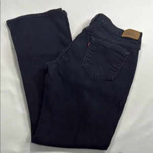 Levi's Blue Boot Cut Jeans Classic Style thumbnail 1