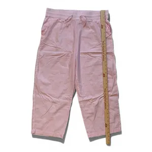 Lenora Pink Cotton Drawstring Lounge Pants Relaxed‎ Casual Women M thumbnail 5