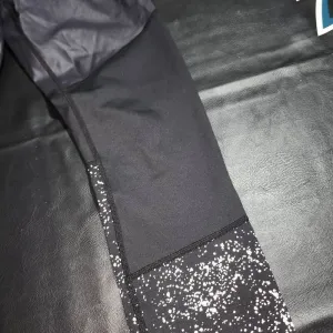 Zyia Active‎ Womens Black Faux Leather Leggings 8 10 thumbnail 3
