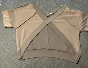 Olive Green Shirt Tan Size M thumbnail 1