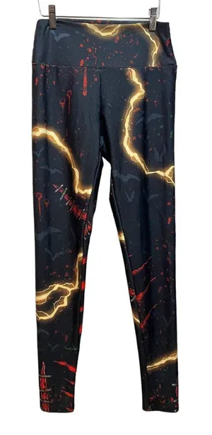 Meduim HHN Universal Studios Halloween Horror Nights Leggings Frankenstein‎ thumbnail 1