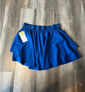 90 Degrees by Reflex NWT Lightstreme Hypersonic Skort in Surf the Web Blue thumbnail 2