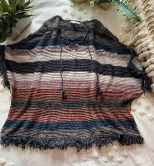 American Eagle Striped Knit Top thumbnail 1