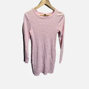 Universal Thread Pink Ribbed Long Sleeve Mini Bodycon Dress Womens Medium‎ thumbnail 2