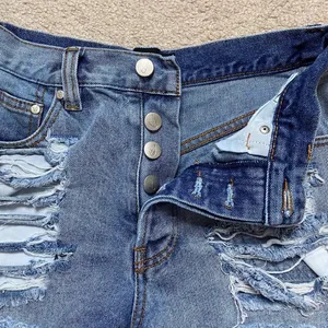 MINKPINK Distressed Denim Shorts thumbnail 5