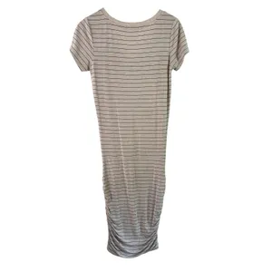 Prana Striped T-Shirt Dress Casual V-Neck Short Sleeve Comfortable‎ XS thumbnail 6