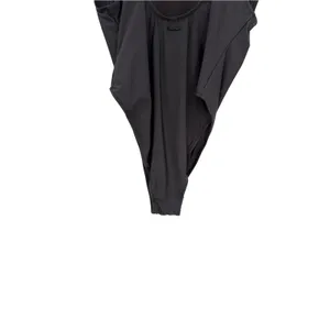 SKIMS Signature Swim Scoop Neck One Piece Swimsuit Onyx Black Size XL NWT thumbnail 8
