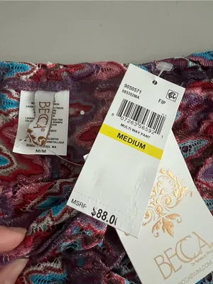 Becca coverup pants Medium beach cover up NWT thumbnail 6