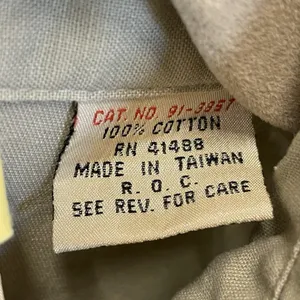 Vintage Together‎ Clothing Co Womens 10M Dress 1980s Cotton Safari Khaki Belt thumbnail 14