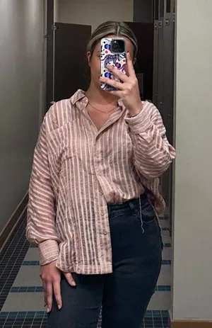 Button Up Top Multi Size M thumbnail 1