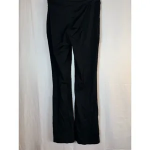 Womens Leggings Size XS Black High Rise Bootcut Flare Yoga Pants Pockets thumbnail 6