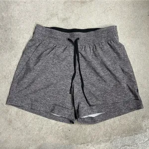 Lululemon Spring Break Away Short 4-way Stretch 3" Heather Lux Multi Black Sz 2 thumbnail 2