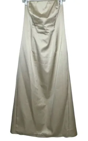 Vintage ABS Evening Strapless Dress Size 12 thumbnail 1