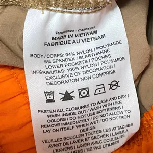 Nike Women's Tan Beige High Rise Drawstring Woven Cargo Jogger Sweat Pants S thumbnail 5