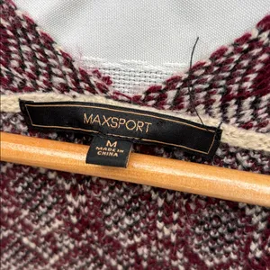MAX Sport Embroidered Knit Embroidered Longline Cardigan M Boho Western Cowboy thumbnail 11