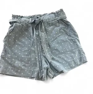VERO MODA Pocket Shorts Blue White Polka Dot M Bow thumbnail 1