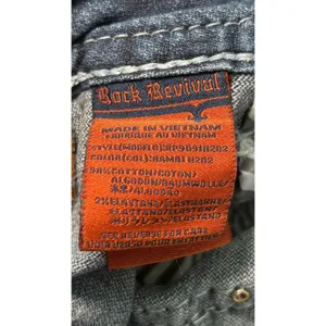 Rock Revival Bambi Low Rise Denim Shorts Size 29 Embellished Fleur‎ de Lis Y2K thumbnail 8