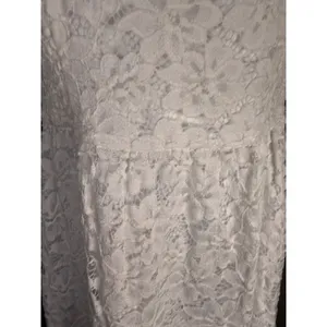Draper James White Lace Ruffle Strap Midi Dress‎ Southern Bridal Cottagecore S thumbnail 5