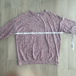 Athleta Studio to Street Pullover Sweatshirt Large Pink thumbnail 6