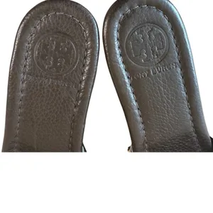 Tory Burch Robinson Snake Embossed Wedge Slides Sandals Sz‎ 7.5 Dust Bag thumbnail 4
