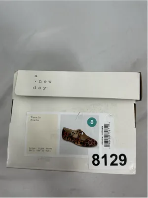 Womans New In Box A New Day Tamsin Leopard Print Mary Jane Flats 8 thumbnail 7