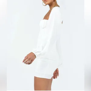 Princess Polly Laurie Corset Mini Dress White Sz 2 thumbnail 7