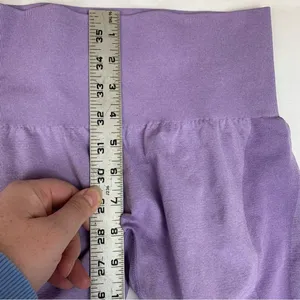 Nvgtn women's medium light purple seamless leggings athletic gym workout thumbnail 8