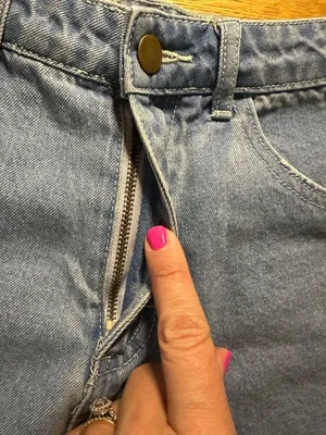 Princess Polly distressed denim shorts 8 jorts thumbnail 3
