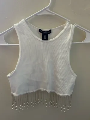 White Tank top thumbnail 1