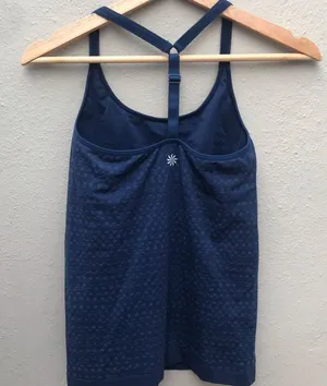 ATHLETA small navy blue tank top thumbnail 1