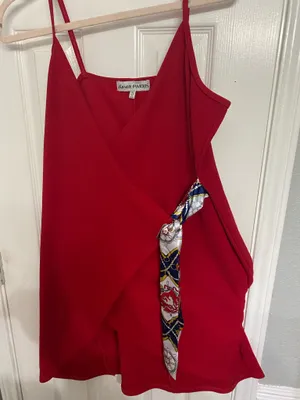 HOT! Red mini dress Size XL thumbnail 3