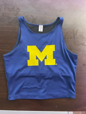Michigan Crop Top Blue Size M thumbnail 1