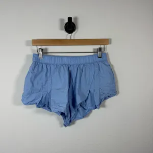 By Anthropologie Women’s Pleated Skirty Boxer Sleep Shorts Blue Size S thumbnail 3