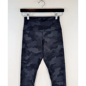 Lululemon Womens Leggings Black Align High Rise Camo Pull On Stretch Yoga Size 6 thumbnail 7