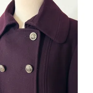 APT 9 Double Breasted Pea Coat Sz‎ Lg Winter Classic Wool Blend Outerwear Jacket thumbnail 4
